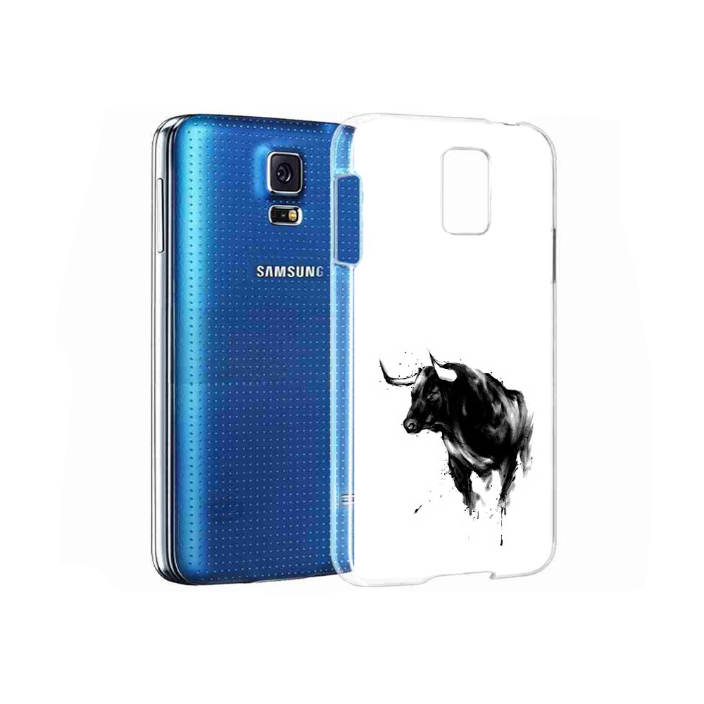 

Чехол MyPads Tocco для Samsung Galaxy S5 бык (PT12196.512.254), Прозрачный, Tocco