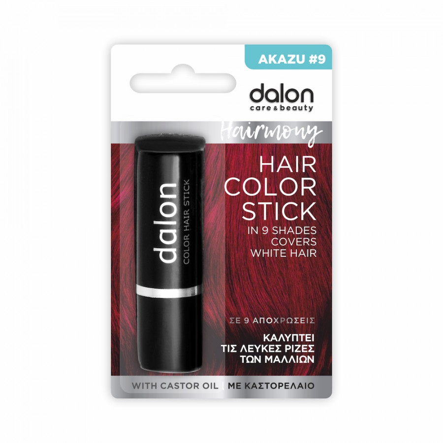 Краска-стик для волос Dalon Hairmony Hair Color Stick с маслами, тон 9 Akazu, 30 мл воск для волос dalon hairmony hair wax with argan oil сильной фиксации 100 мл