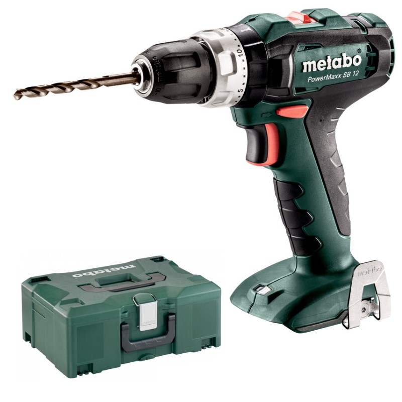 фото Акк. ударная дрель-шуруповерт metabo powermaxx sb 12 без аккумулятора и з/у