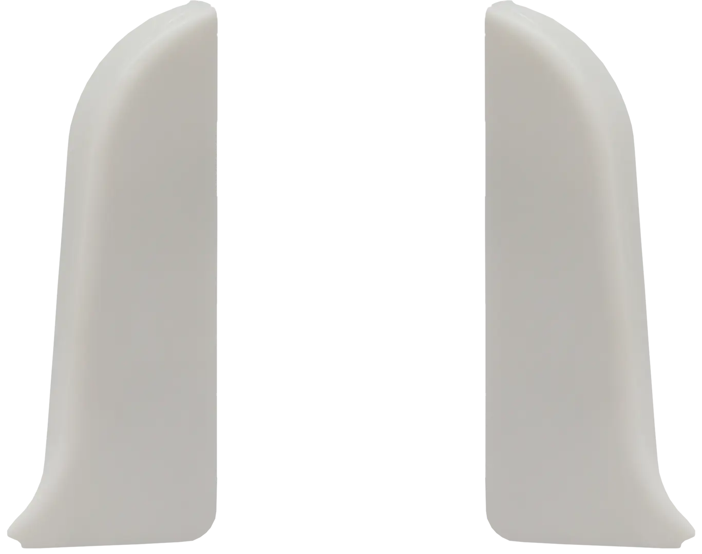 Заглушка левая и правая белый матовый 70 мм 2 шт. компьютерный стол кст 109 белый правая