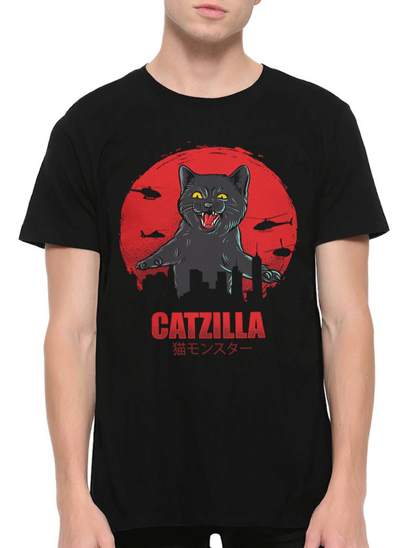 

Футболка мужская DreamShirts Studio Котик Годзилла 983365-2 черная S, Черный, Котик Годзилла 983365-2