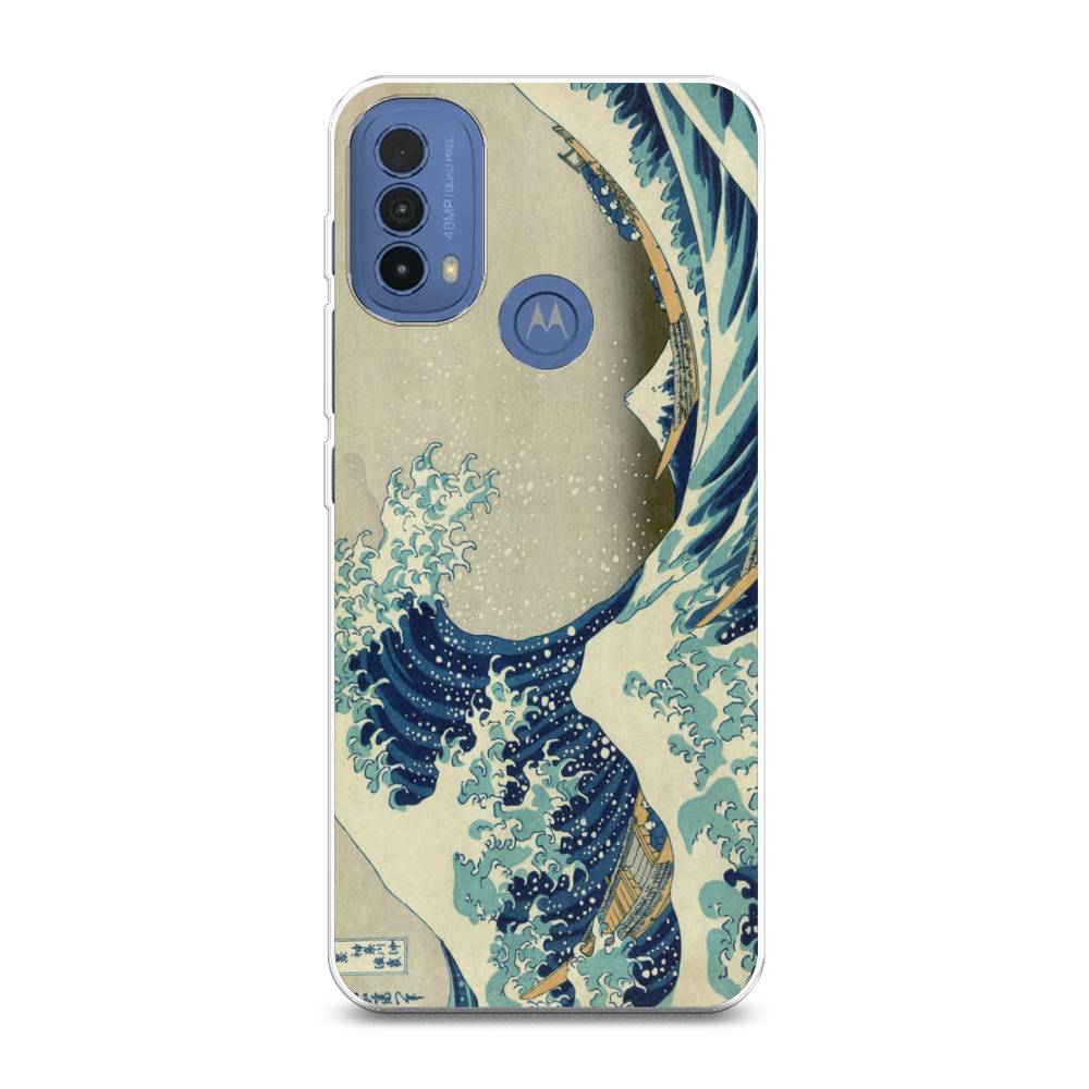 

Чехол Awog на Lenovo K14 Plus/Motorola Moto E20/E30/E40 "Большая волна в Канагаве", Разноцветный, 243550-9