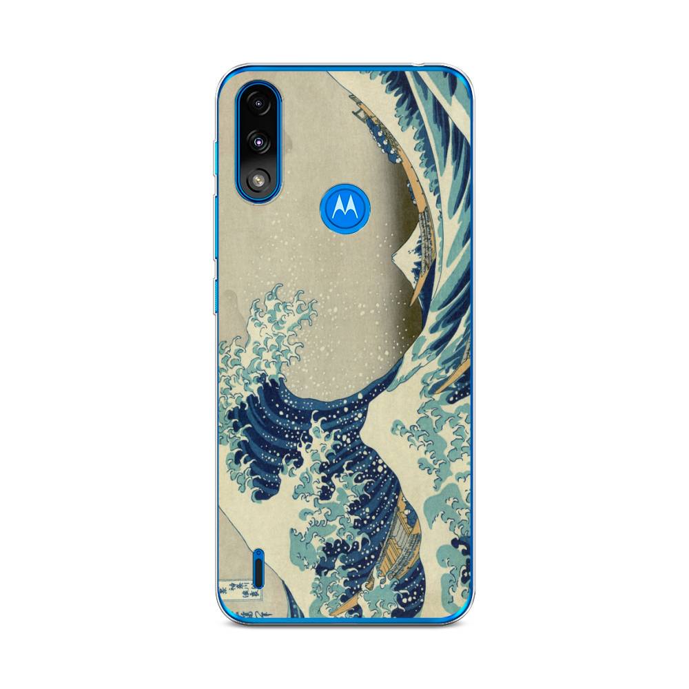 

Чехол Awog на Lenovo K13/Motorola Moto E7 Power "Большая волна в Канагаве", Разноцветный, 242450-9