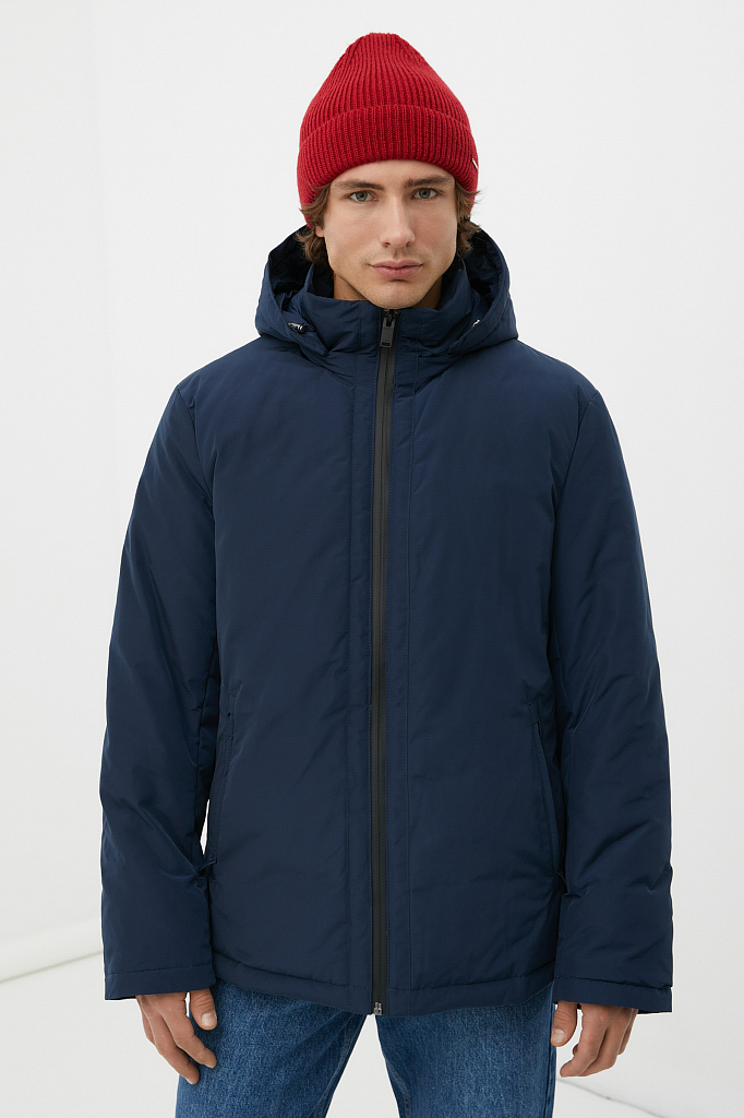 

Куртка мужская Finn Flare FWB21075 синяя S, Синий, FWB21075