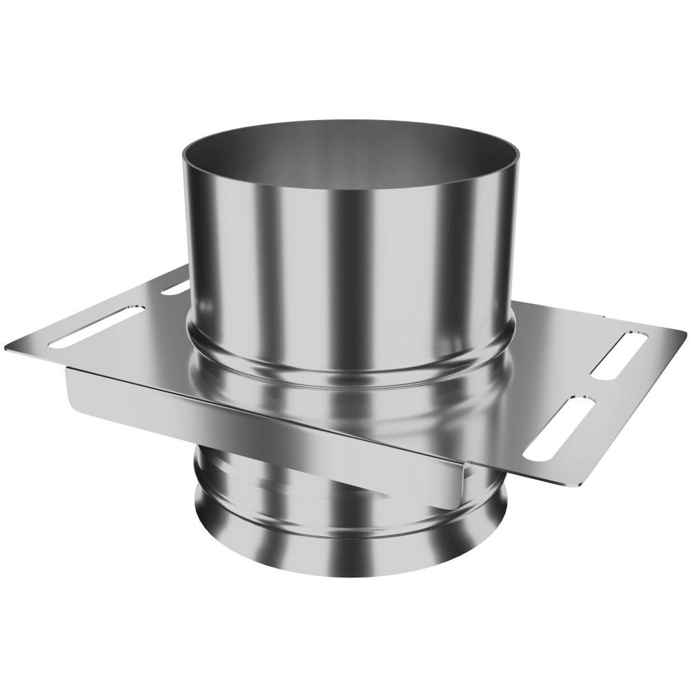 

Опора для дымохода Flue Line d150 мм, 1,0 мм, Серый