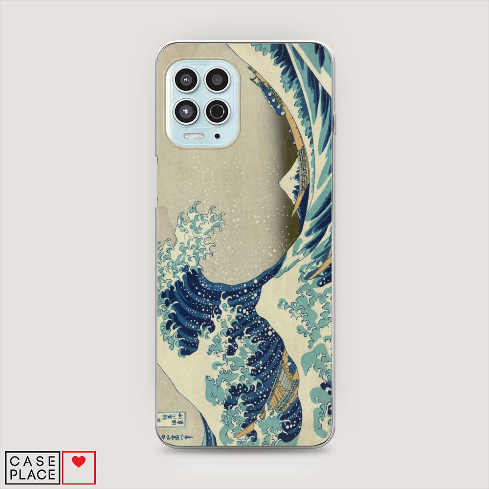 

Чехол Awog на Motorola Moto G100 "Большая волна в Канагаве", Разноцветный, 241650-9