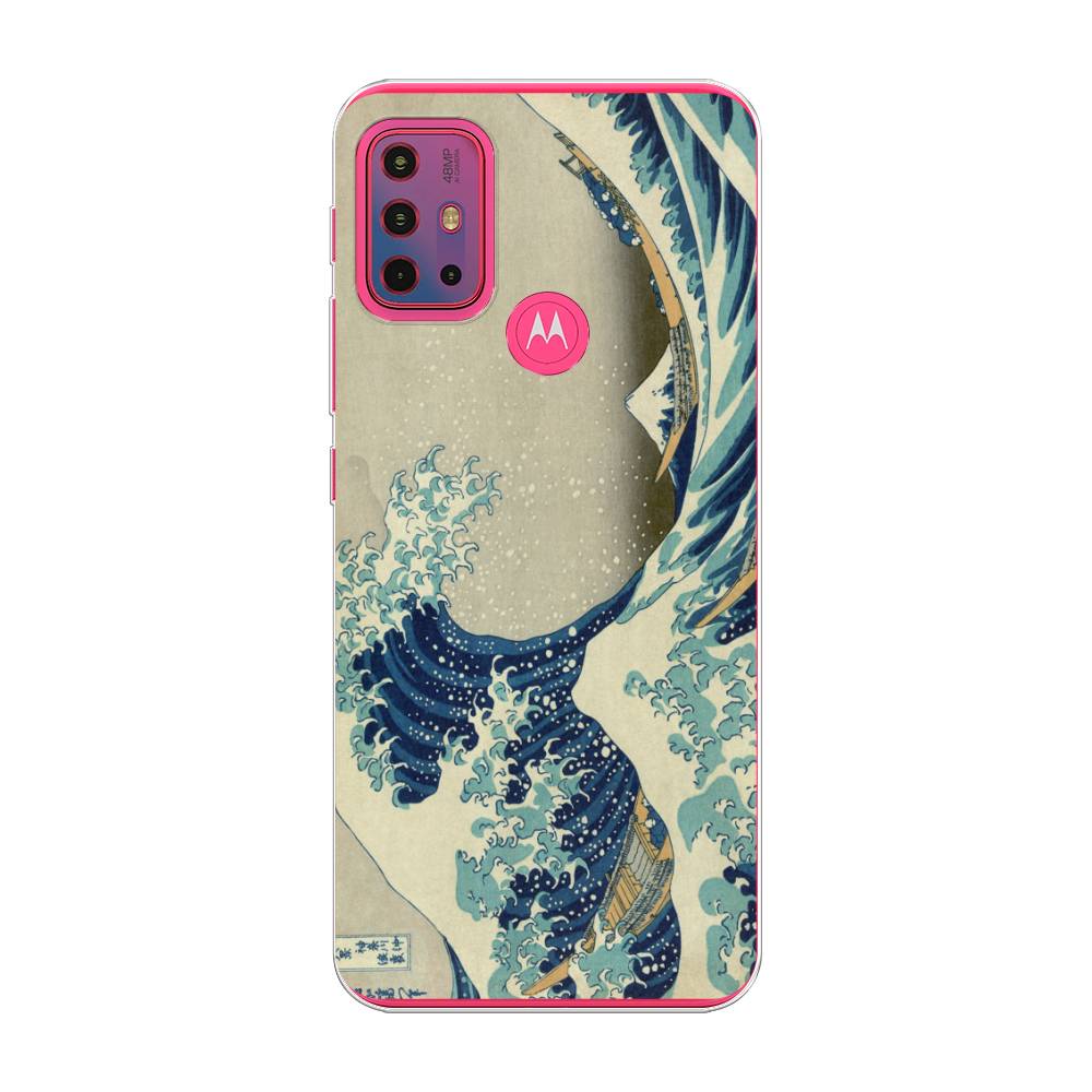 

Чехол Awog на Lenovo K13 Note/Motorola Moto G10/G20/G30 "Большая волна в Канагаве", Разноцветный, 242250-9