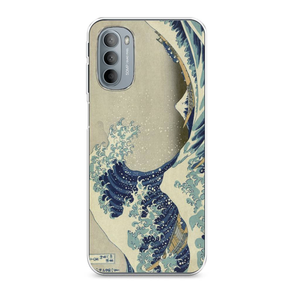 

Чехол Awog на Motorola Moto G31/G41 "Большая волна в Канагаве", Разноцветный, 241850-9
