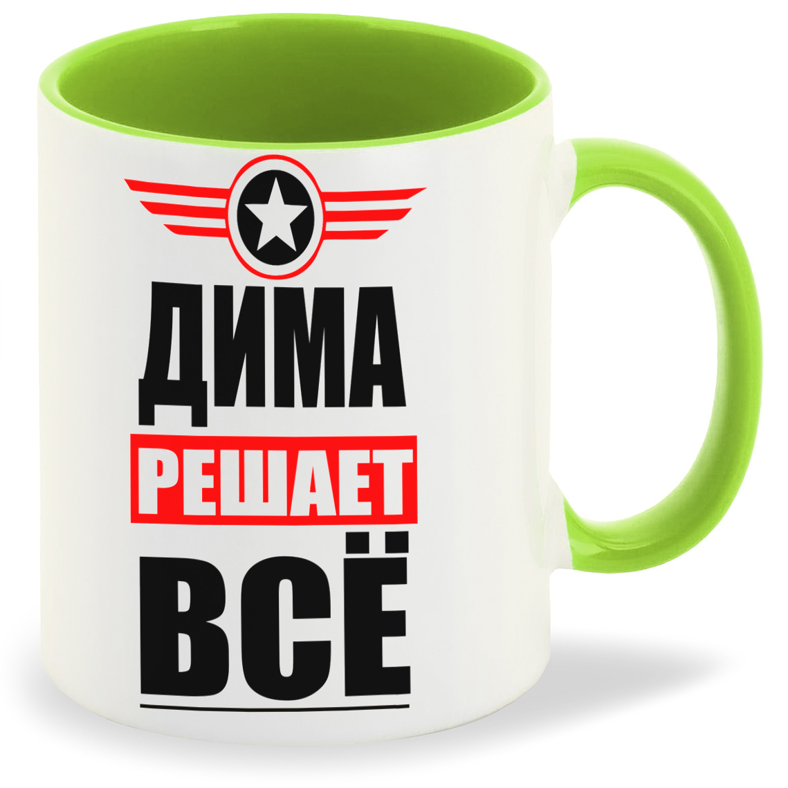 

Кружка CoolPodarok ДИМА решает все, ДИМА решает все