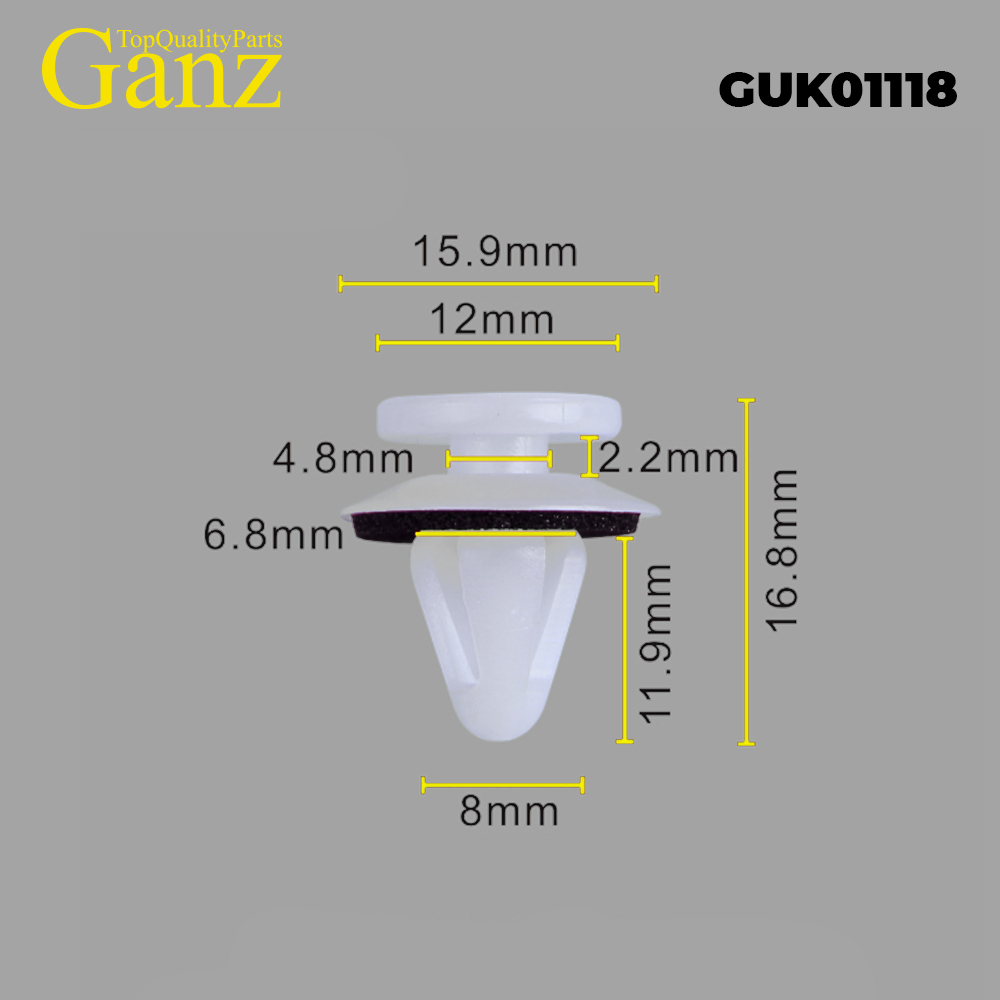 Клипса универсальная GANZ GUK01118