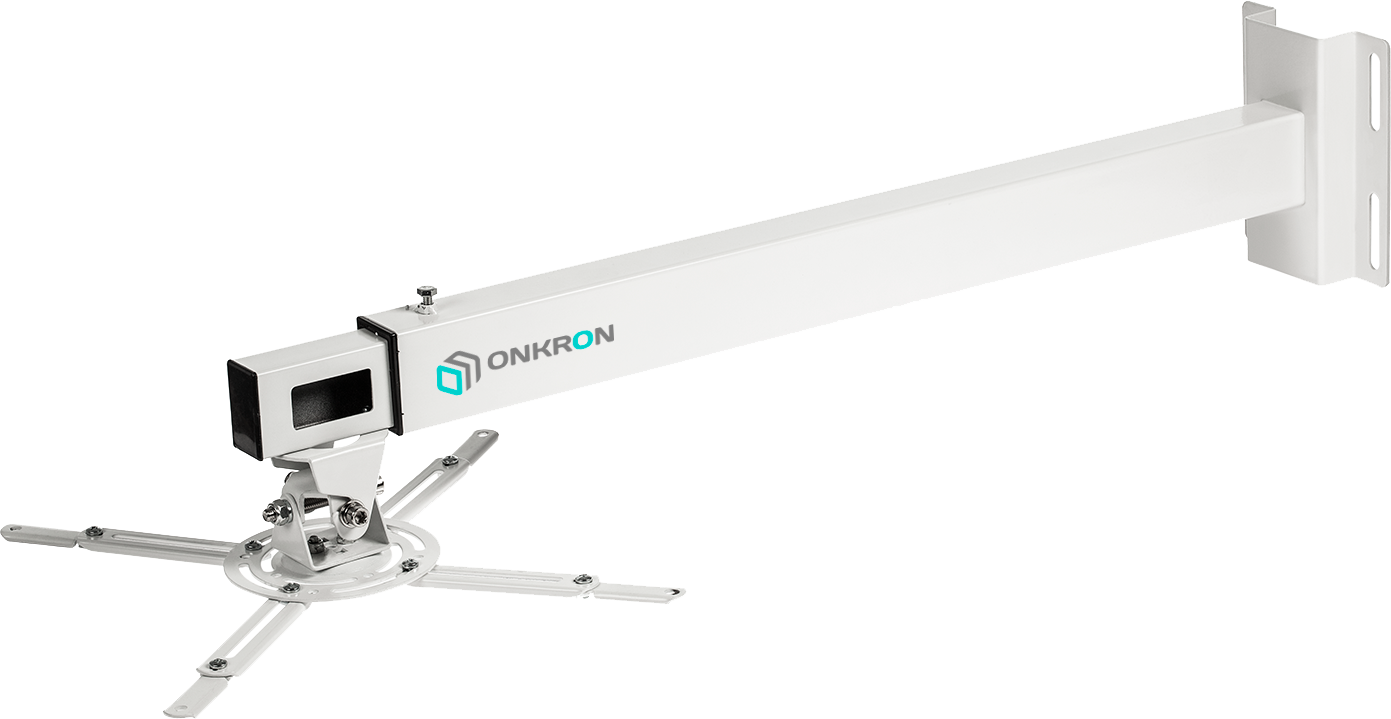 Кронштейн для видеопроектора ONKRON K2D настенный, белый