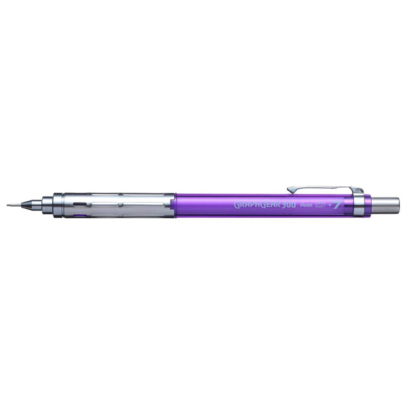 

Карандаш автоматический Pentel GraphGear 300, 0,7 мм, фиолетовый корпус