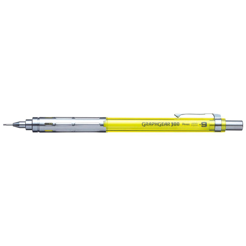 

Карандаш автоматический Pentel GraphGear 300, желтый корпус, 0,9 мм