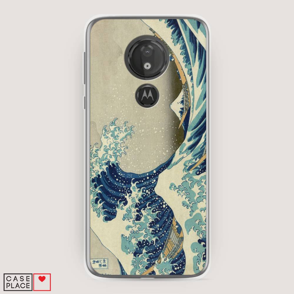 

Чехол Awog на Motorola Moto G7 Power / Моторола Мото G7 Power "Большая волна в Канагаве", Разноцветный, 241350-9