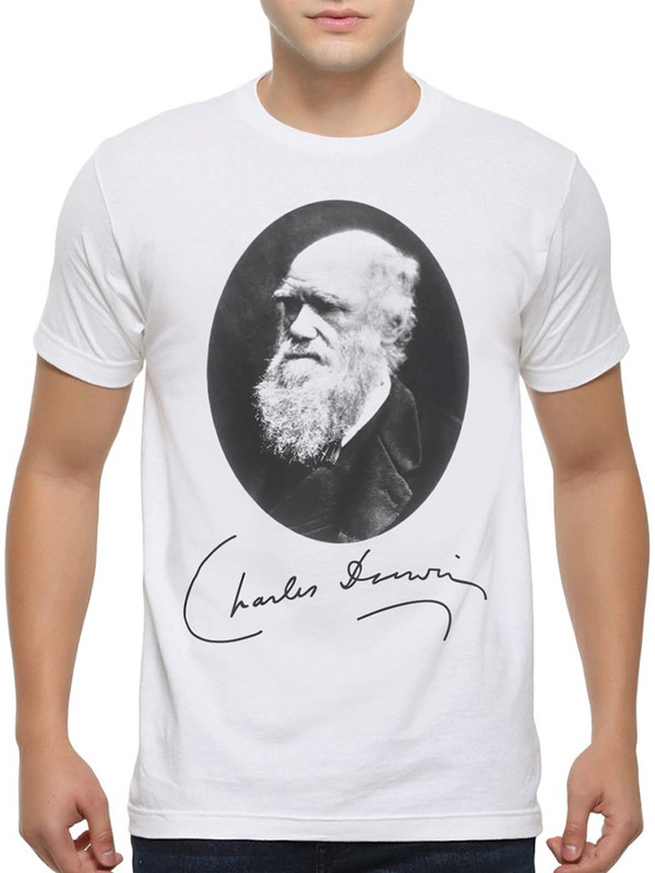 

Футболка мужская DreamShirts Studio Чарлз Дарвин / Charles Darwin / белая L, Белый, Чарлз Дарвин / Charles Darwin /