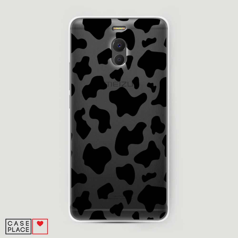 фото Чехол awog "пятна коровы черные" для meizu m6 note