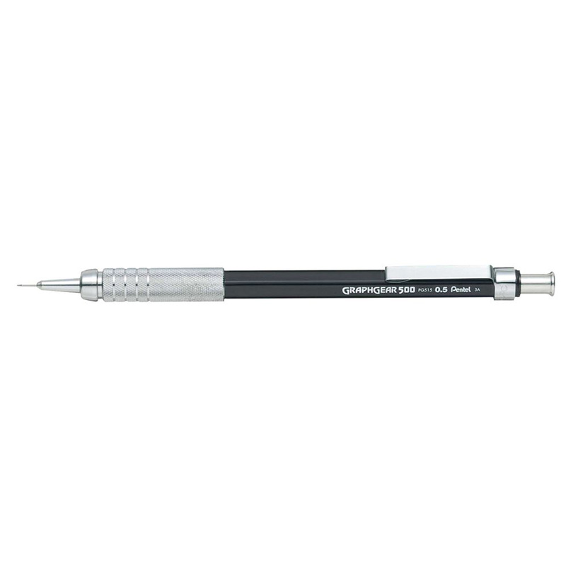 

Карандаш автоматический Pentel Graphgear 520, 0,5 мм, Серый