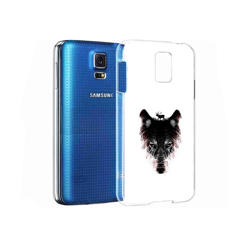 

Чехол MyPads Tocco для Samsung Galaxy S5 волк в траве (PT12196.512.267), Прозрачный, Tocco