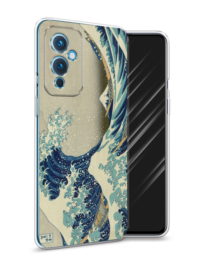 

Чехол Awog на OnePlus 9 LE2110 / ВанПлас 9 LE2110 "Большая волна в Канагаве", Разноцветный, 152750-9