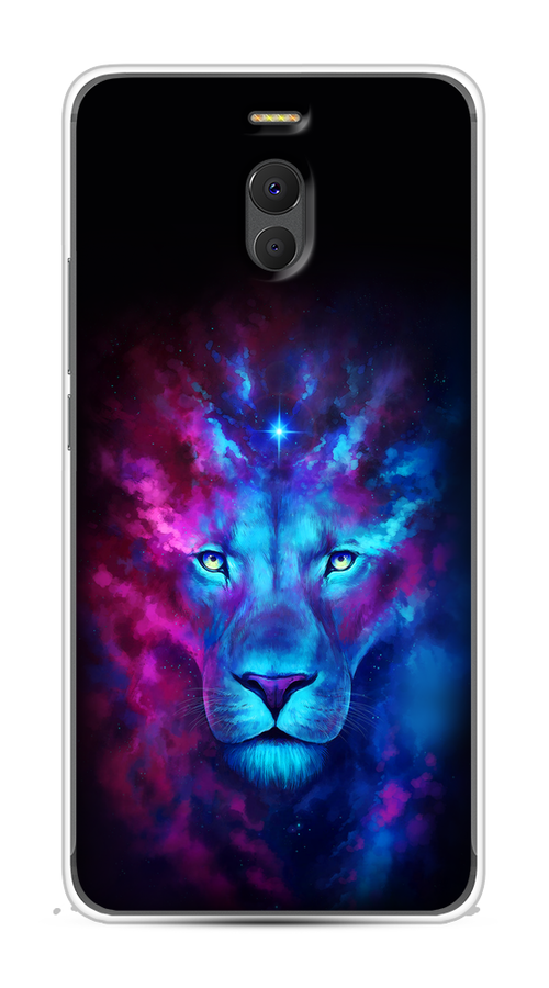 

Чехол Awog на Meizu M6 Note "Космический лев", Голубой, 72150-1