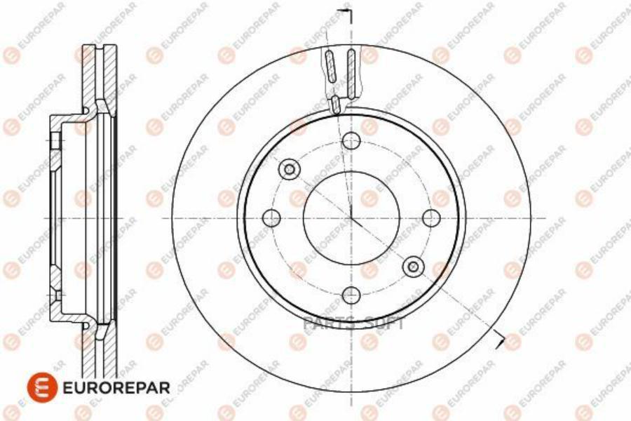 Диск Тормозной EUROREPAR 1642779280