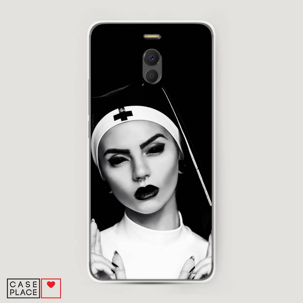 фото Чехол awog "черная монашка" для meizu m6 note
