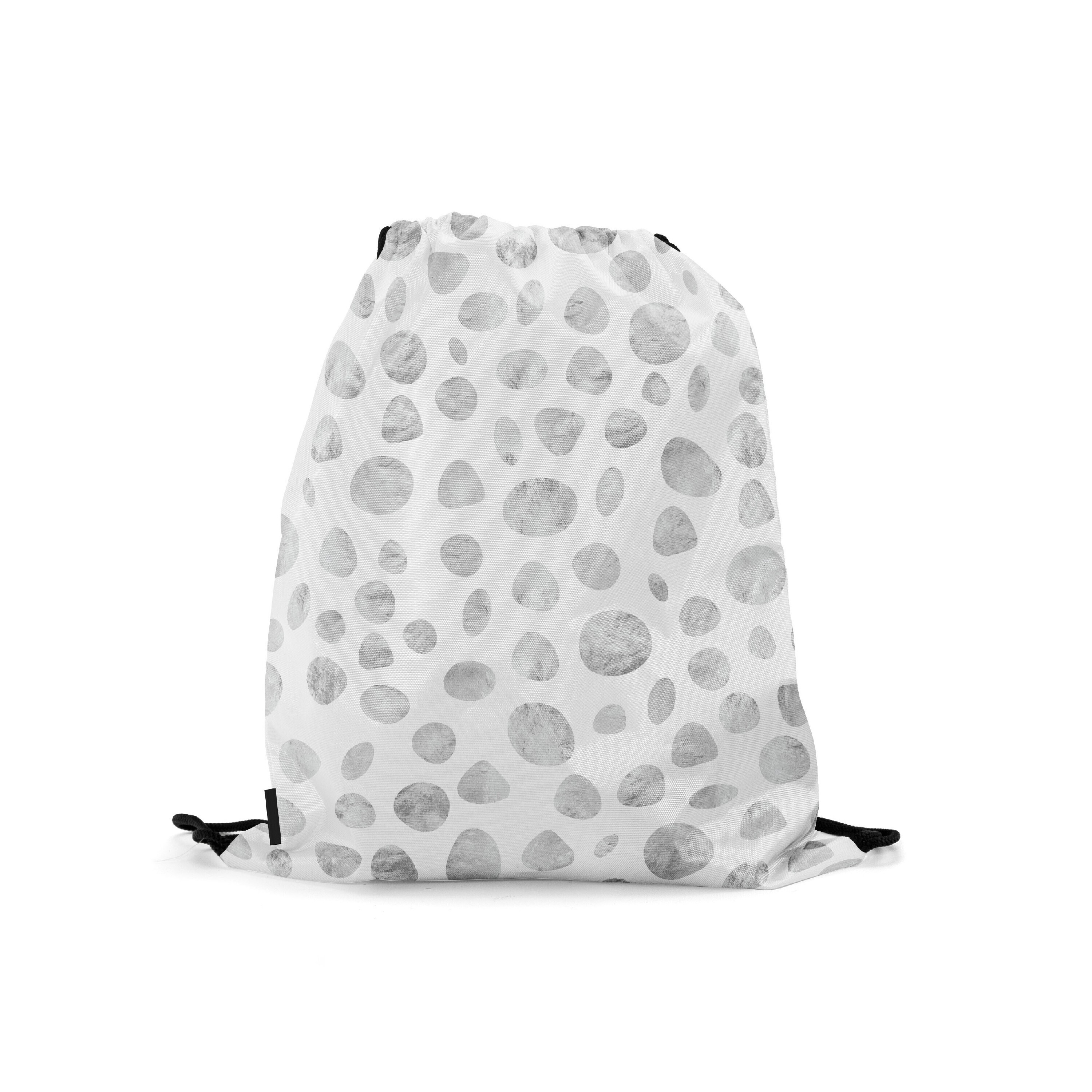 

Мешок-рюкзак для сменной обуви Burnettie BigDotsLeafSilverWhite, Белый
