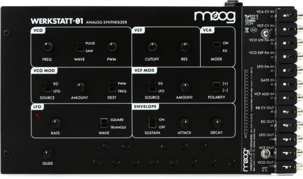 

Синтезатор Moog Werkstatt-01 and CV Expander, Werkstatt-01 and CV Expander