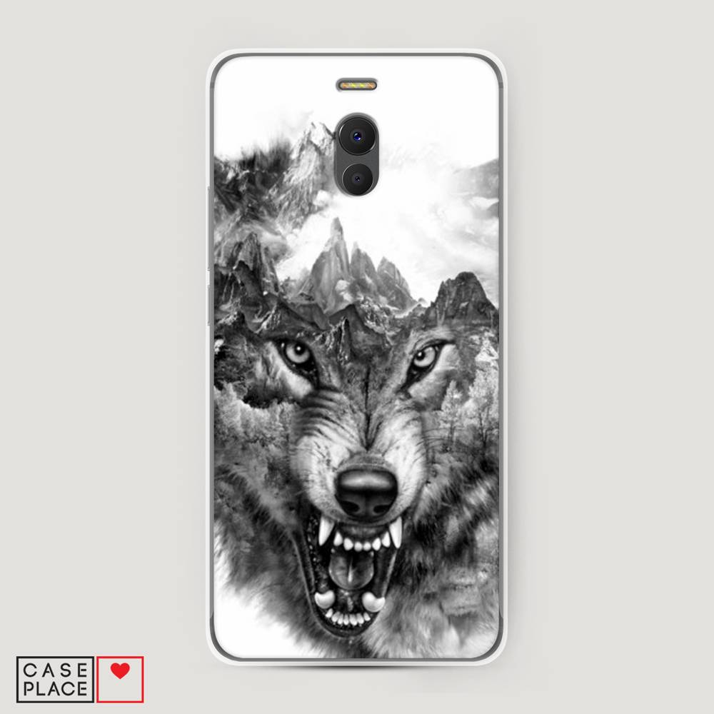 

Чехол Awog "Волк в горах" для Meizu M6 Note, Серый;белый;бежевый, 72150-1