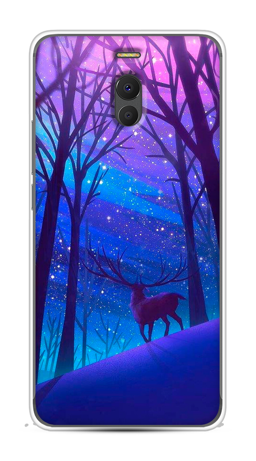 

Чехол Awog на Meizu M6 Note "Северный олень", Фиолетовый;голубой;синий, 72150-2