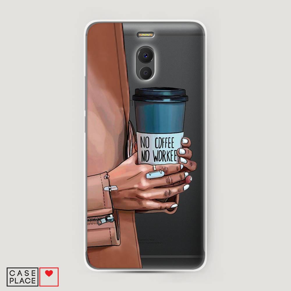 

Чехол Awog на Meizu M6 Note "No coffee", Коричневый;серый, 72150-7