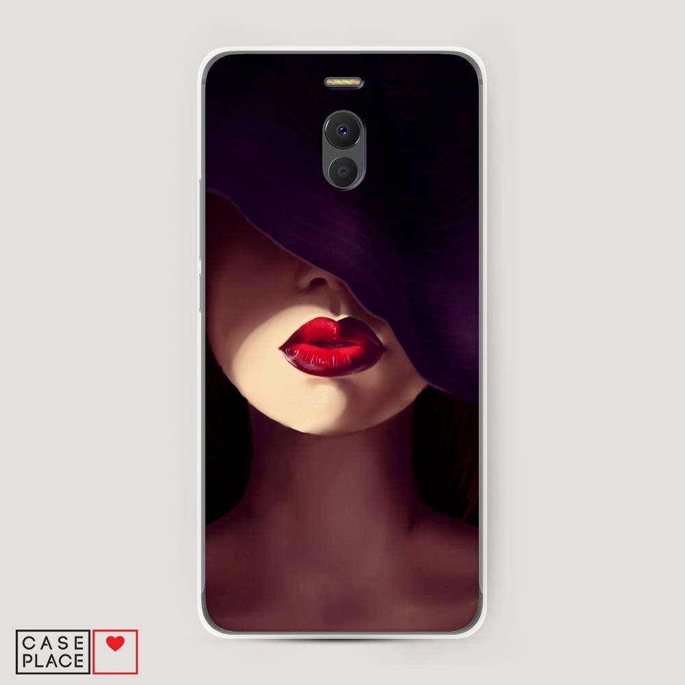 фото Чехол awog "красные губы" для meizu m6 note