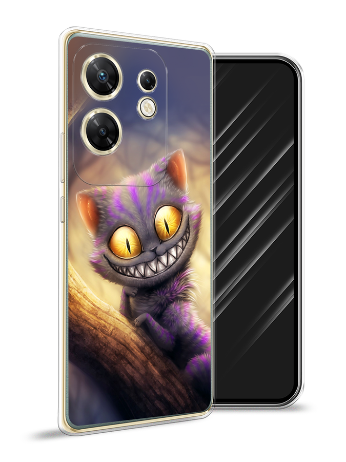 

Чехол Awog на Infinix Zero 30 4G "Cheshire Cat", Фиолетовый;желтый, 3105050-1