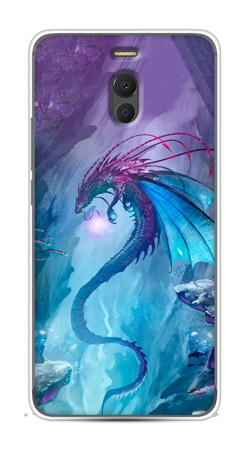 

Чехол Awog на Meizu M6 Note "Водный дракон", Голубой;фиолетовый;синий, 72150-2
