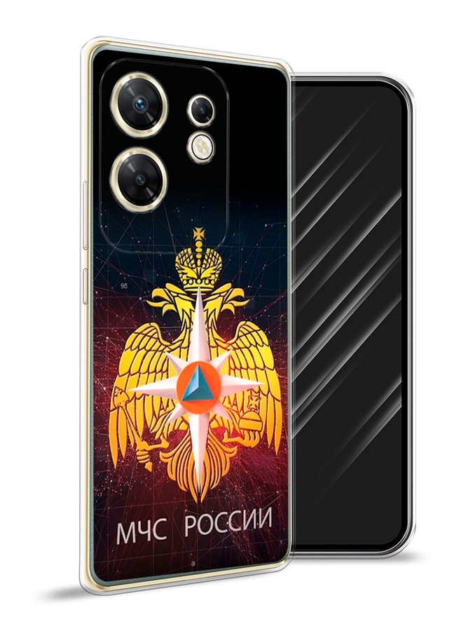 

Чехол Awog на Infinix Zero 30 4G "МЧС России", Черный;желтый;красный, 3105050-1