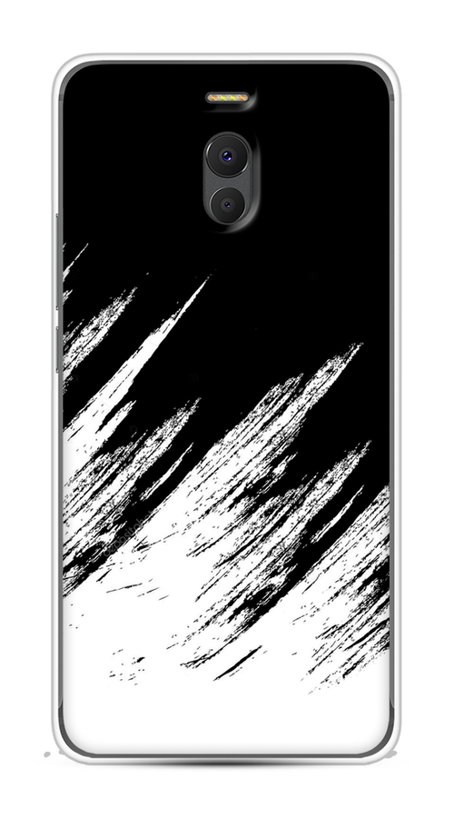 

Чехол Awog на Meizu M6 Note "Черно белые брызги", Черный;белый;бежевый, 72150-3
