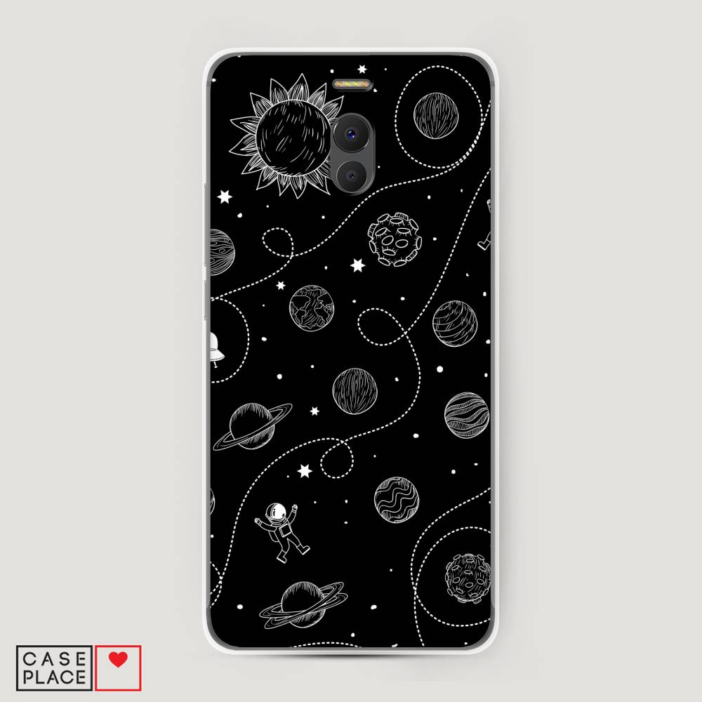 

Чехол Awog на Meizu M6 Note "В невесомости", Бежевый, 72150-4