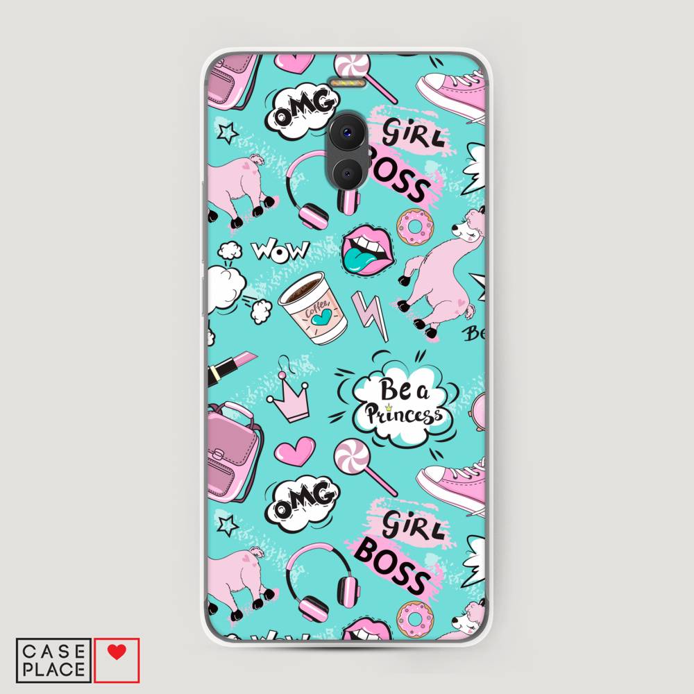 

Чехол Awog на Meizu M6 Note "Стильная лама", Голубой;белый;розовый, 72150-1