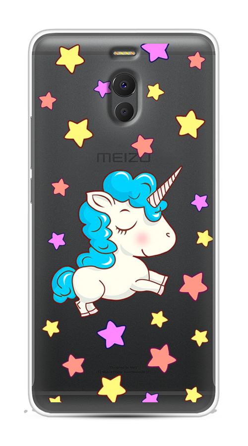 

Чехол Awog на Meizu M6 Note "Звездный единорог", Белый;голубой;розовый, 72150-2