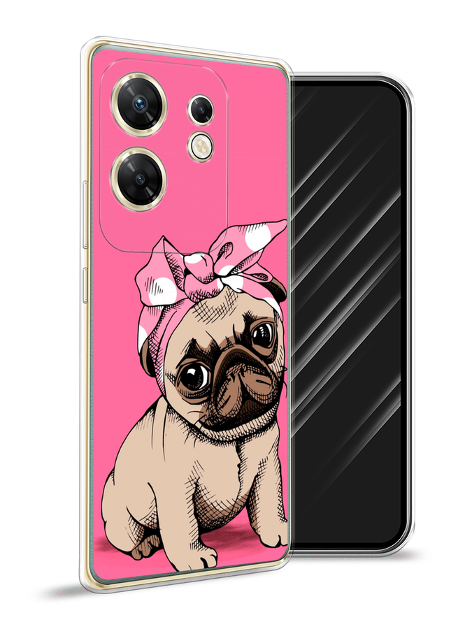 

Чехол Awog на Infinix Zero 30 4G "Dog Pin-Up", Розовый;бежевый, 3105050-1