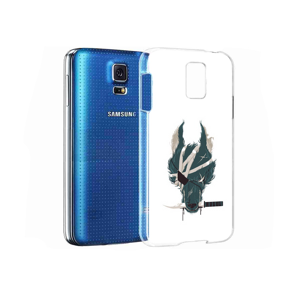 

Чехол MyPads Tocco для Samsung Galaxy S5 волк-разбойник (PT12196.512.271), Прозрачный, Tocco