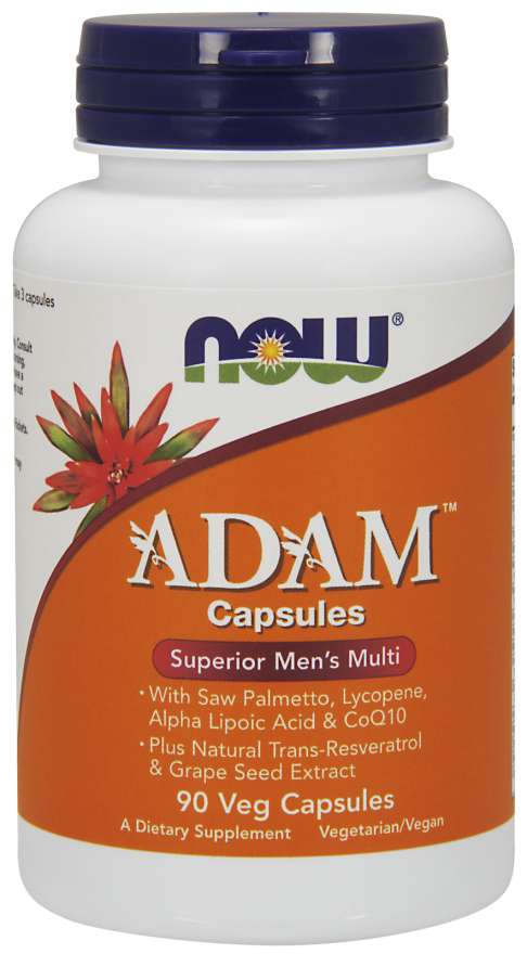 фото Витаминно-минеральный комплекс now adam male multi вегетарианские капсулы 90 шт.