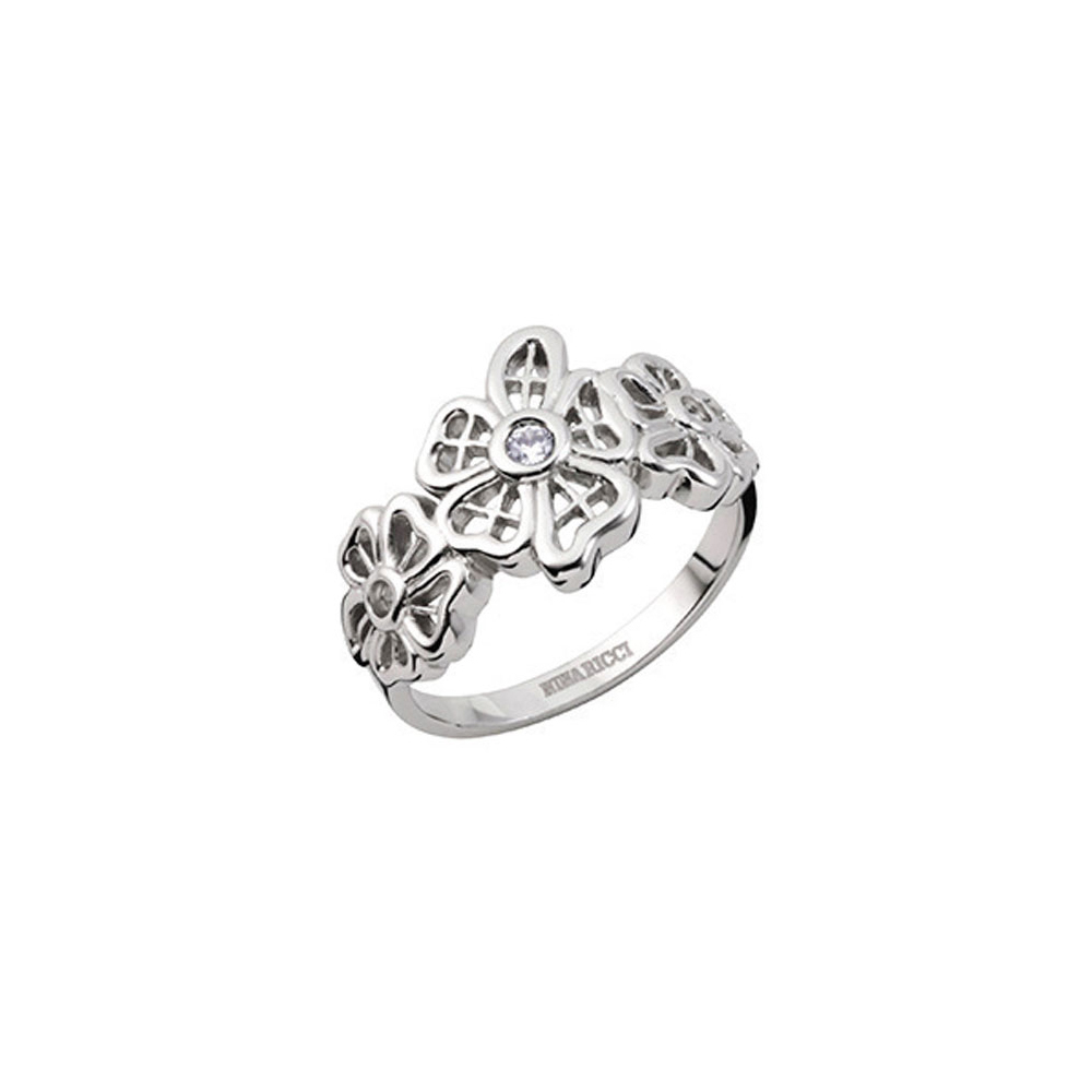 

Кольцо из серебра р. 17,2 NINA RICCI 70203051108054, фианит, 70203051108054