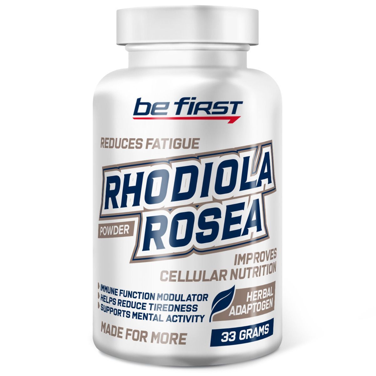 

Добавка для нервной системы Be First Rhodiola Rosea Powder 33 г натуральный, Rhodiola Rosea Powder