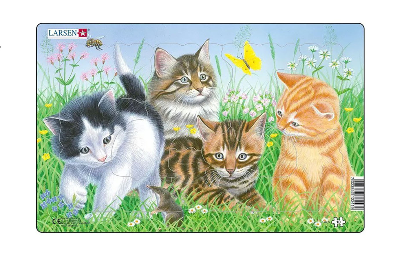 

Пазл Larsen Котята 10 деталей CU5-1, CU5-1