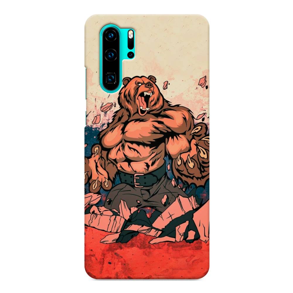 

Чехол Awog "Медведь с флагом РФ" для Huawei P30 Pro, 67620-1