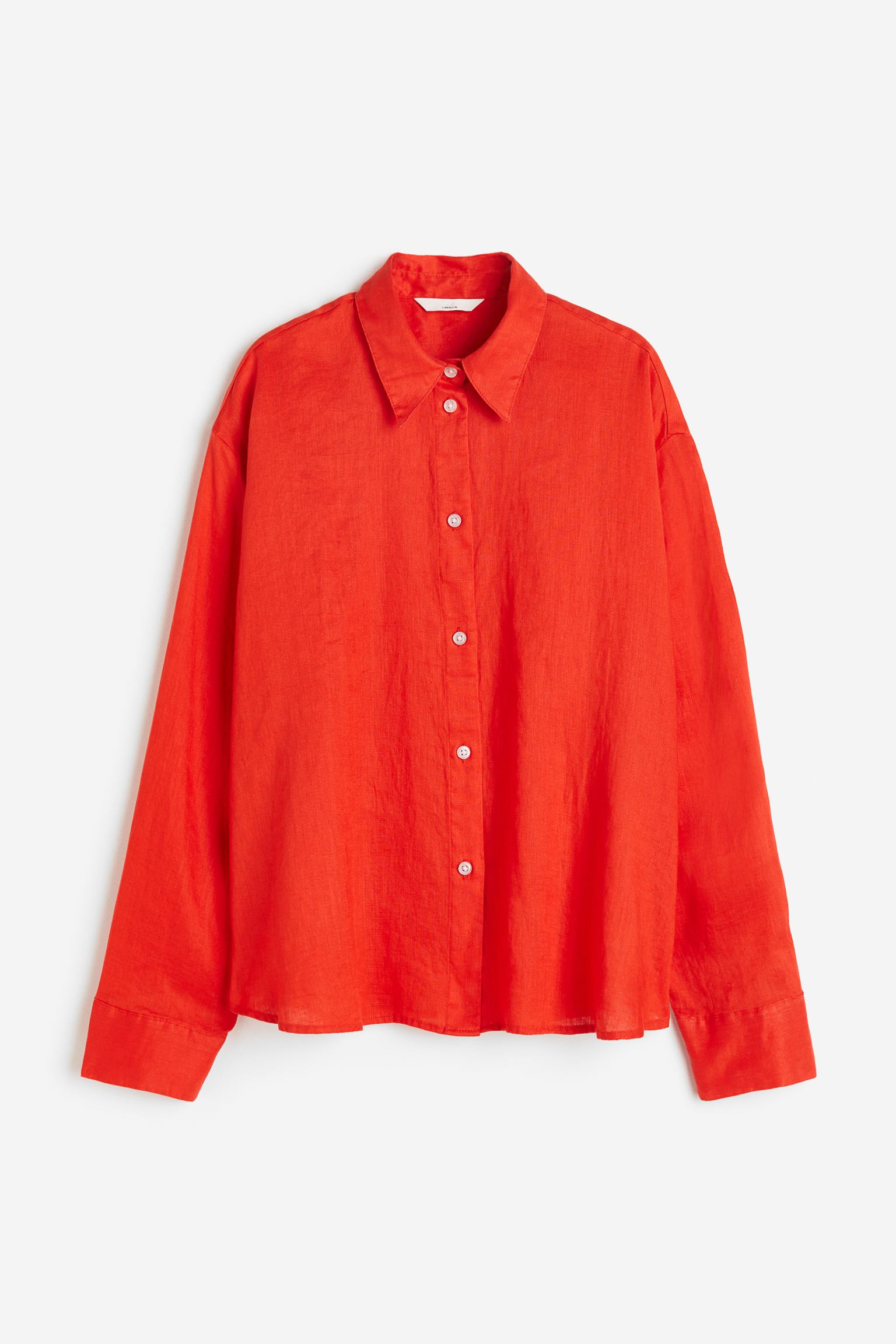 Рубашка женская H&M 1155429002 красная XS (доставка из-за рубежа)