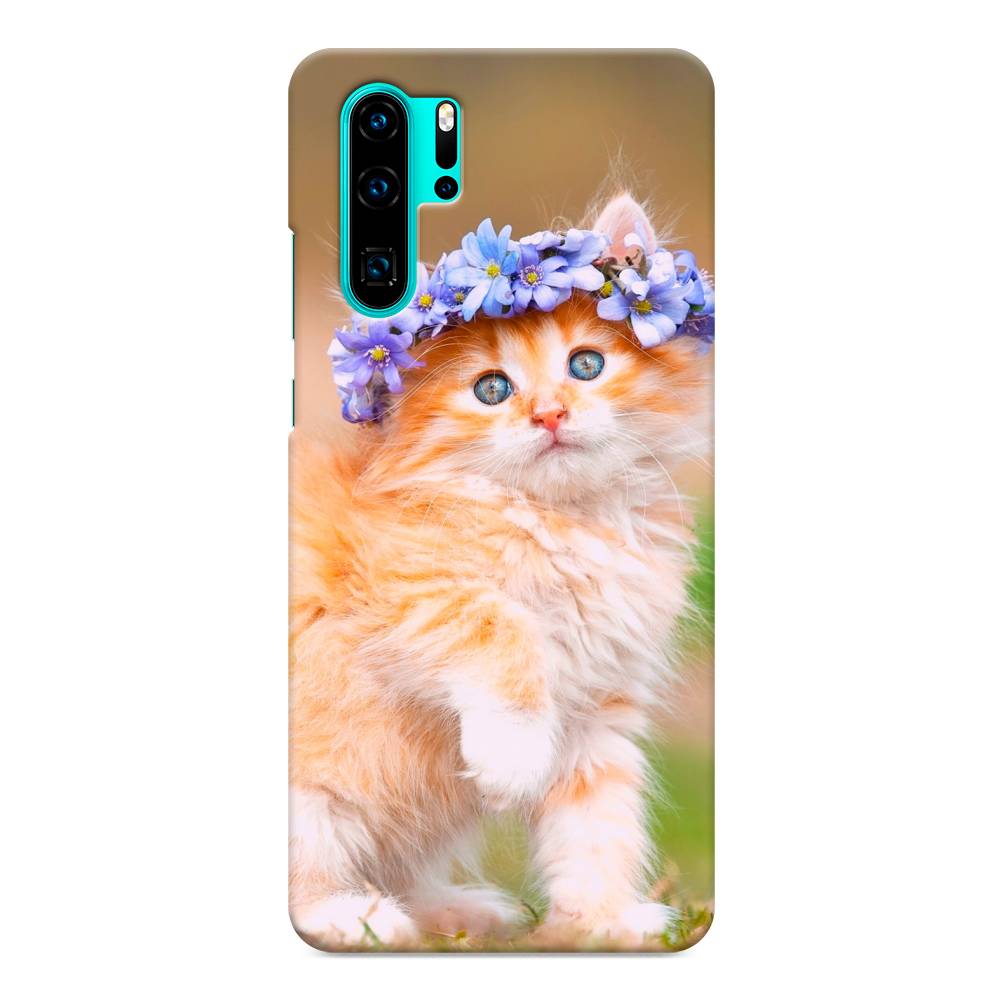 

Чехол Awog "Рыжий кот в венке" для Huawei P30 Pro, 67620-1
