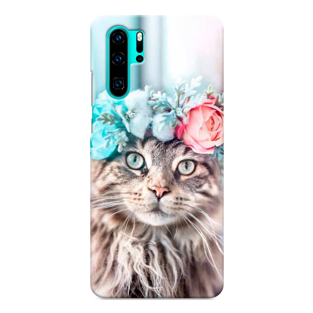 

Чехол Awog "Кот в венке" для Huawei P30 Pro, 67620-1