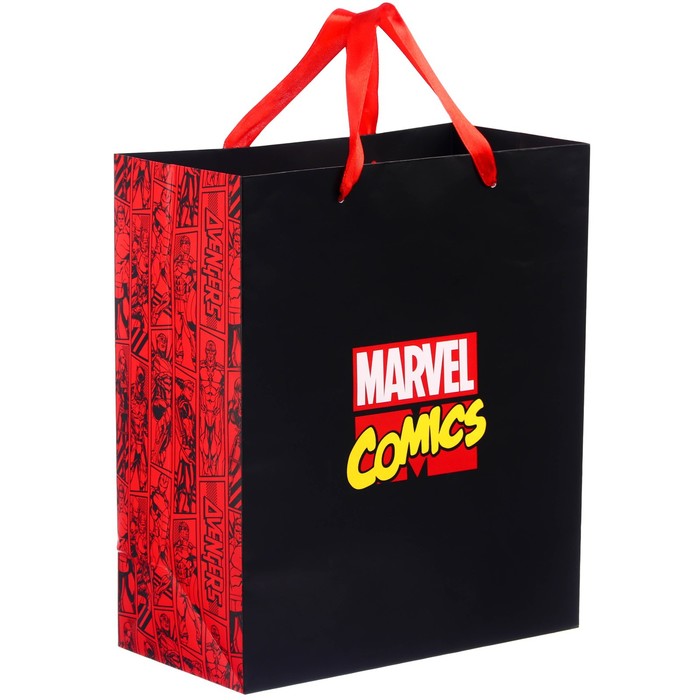Пакет ламинированный вертикальный, 23 х 27 х 11 см Comics, Мстители